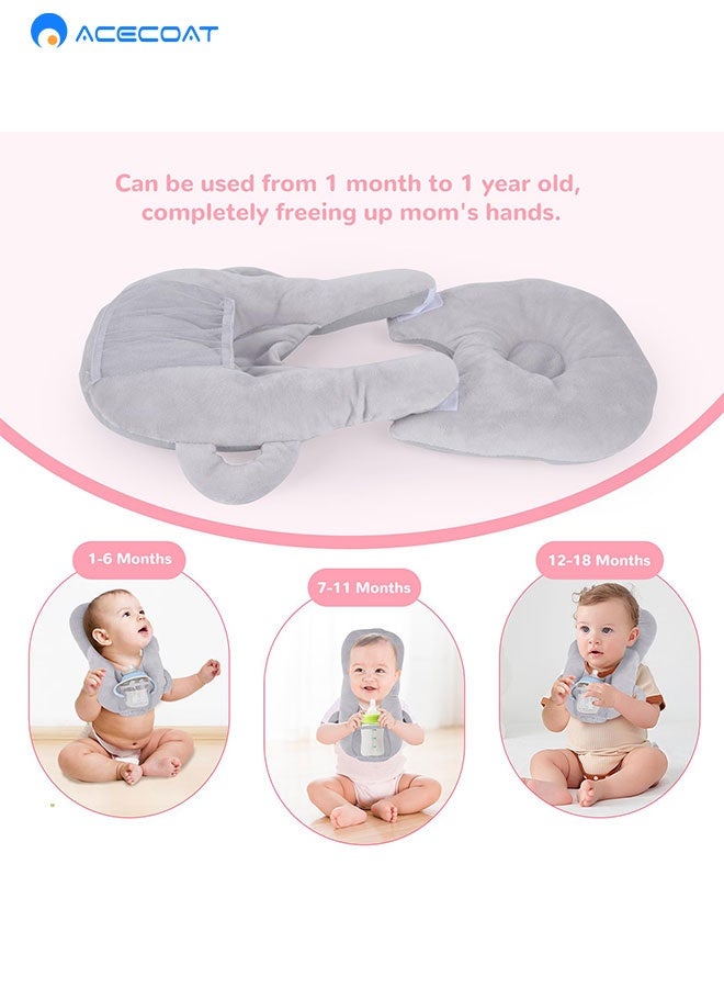 ACECOAT Adjustable Baby Bottle Holder for Self Feeding, Baby Self Feeding Cushion and Propper for Baby Bottle - Image 5
